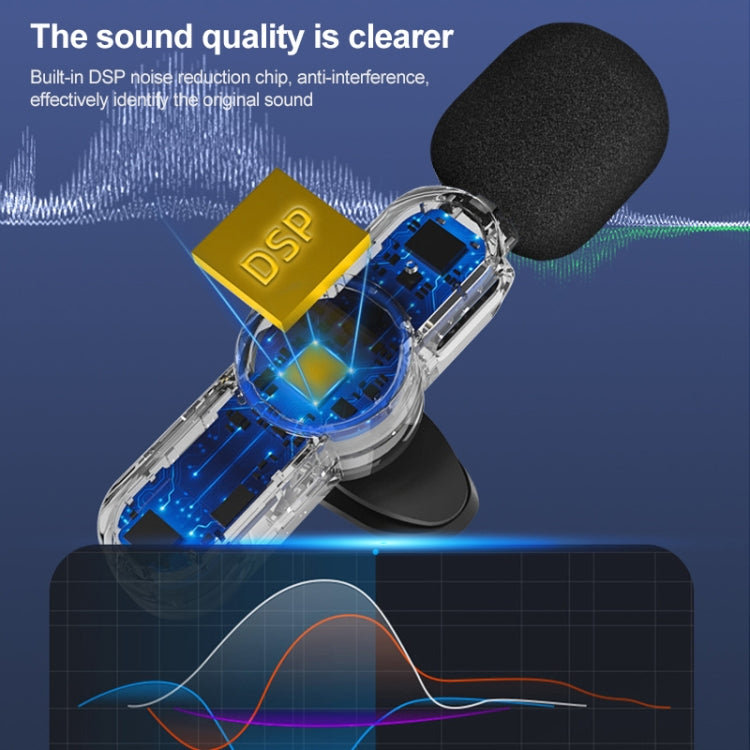 AP031-1 3 in 1 Noise Reduction Lavalier Wireless Microphone - Microphone by PMC TechLife | Online Shopping South Africa | PMC TechLife | Buy Now Pay Later Mobicred