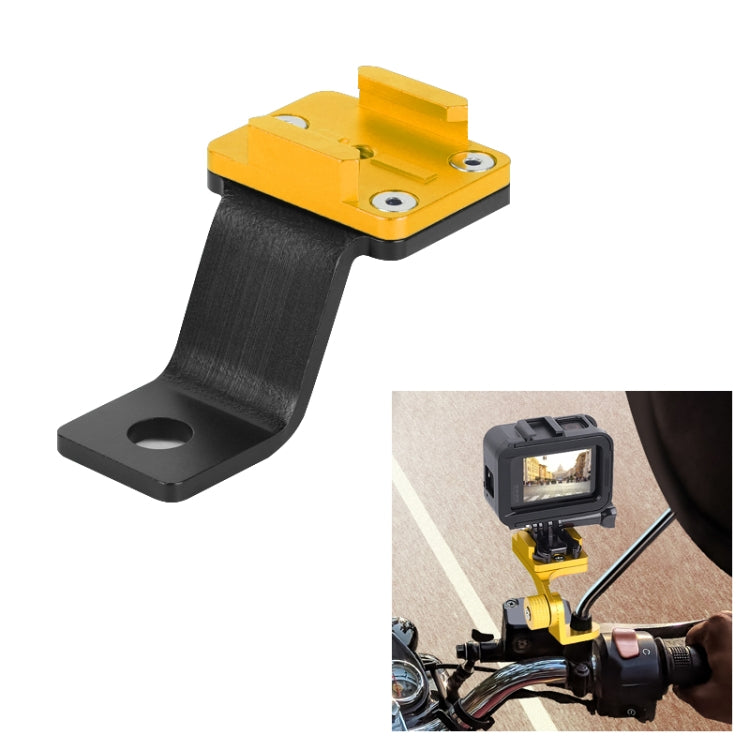 RUIGPRO Motorcycle Handlebar Alloy Phone Bracket for GoPro/ Insta360/DJI OSMO Sport Camera(Gold) - Bicycle Handlebar Mount by PMC Jewellery | Online Shopping South Africa | PMC Jewellery | Buy Now Pay Later Mobicred