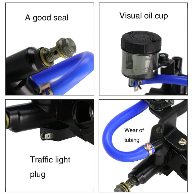 Motorcycle Parts Modified Brake Pump Left Hydraulic Disc Brake Pump for Yamaha - Replacement Parts by PMC TechLife | Online Shopping South Africa | PMC TechLife | Buy Now Pay Later Mobicred