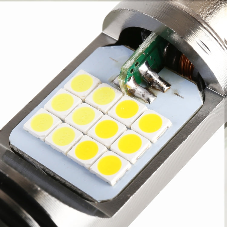 BA20D DC12V / 7.4W Motorcycle LED Headlight with 24LEDs SMD-3030 Lamp Beads (Yellow + White) - free shipping - PMC TechLife - Order now!