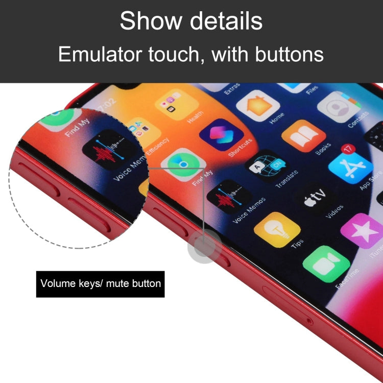For iPhone 13 Color Screen Non-Working Fake Dummy Display Model (Red) - For iPhone & iPad by PMC TechLife | Online Shopping South Africa | PMC TechLife