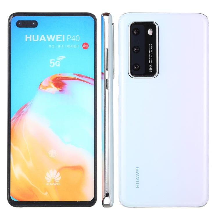 For Huawei P40 5G Color Screen Non-Working Fake Dummy Display Model (White) - For Huawei by PMC Jewellery | Online Shopping South Africa | PMC Jewellery | Buy Now Pay Later Mobicred