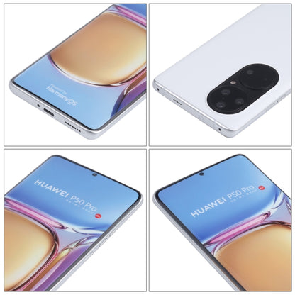 For Huawei P50 Pro Color Screen Non-Working Fake Dummy Display Model (White) - For Huawei by PMC Jewellery | Online Shopping South Africa | PMC Jewellery | Buy Now Pay Later Mobicred