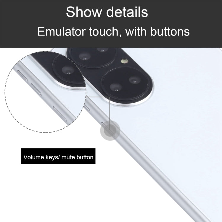 For Huawei P50 Pro Color Screen Non-Working Fake Dummy Display Model (White) - For Huawei by PMC Jewellery | Online Shopping South Africa | PMC Jewellery | Buy Now Pay Later Mobicred