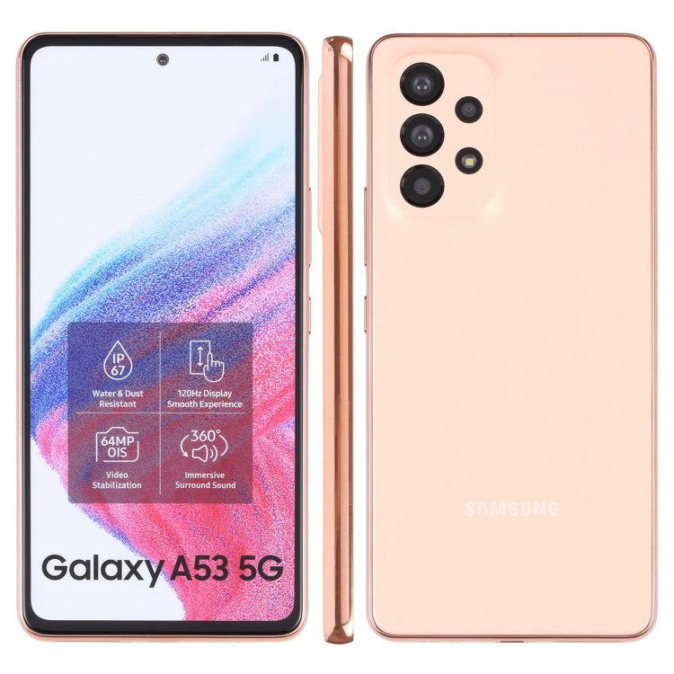 For Samsung Galaxy A53 5G Original Color Screen Non-Working Fake Dummy Display Model(Gold) - free shipping - PMC TechLife - Order now!