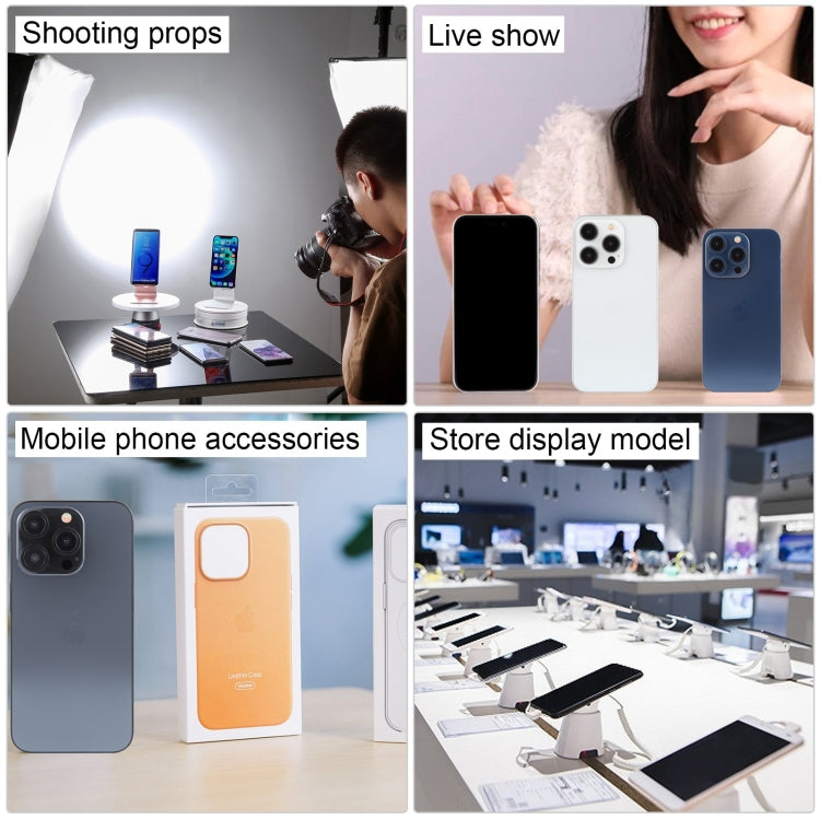 For iPhone 15 Pro Max Black Screen Non-Working Fake Dummy Display Model  (White) - free shipping - PMC TechLife - Order now!