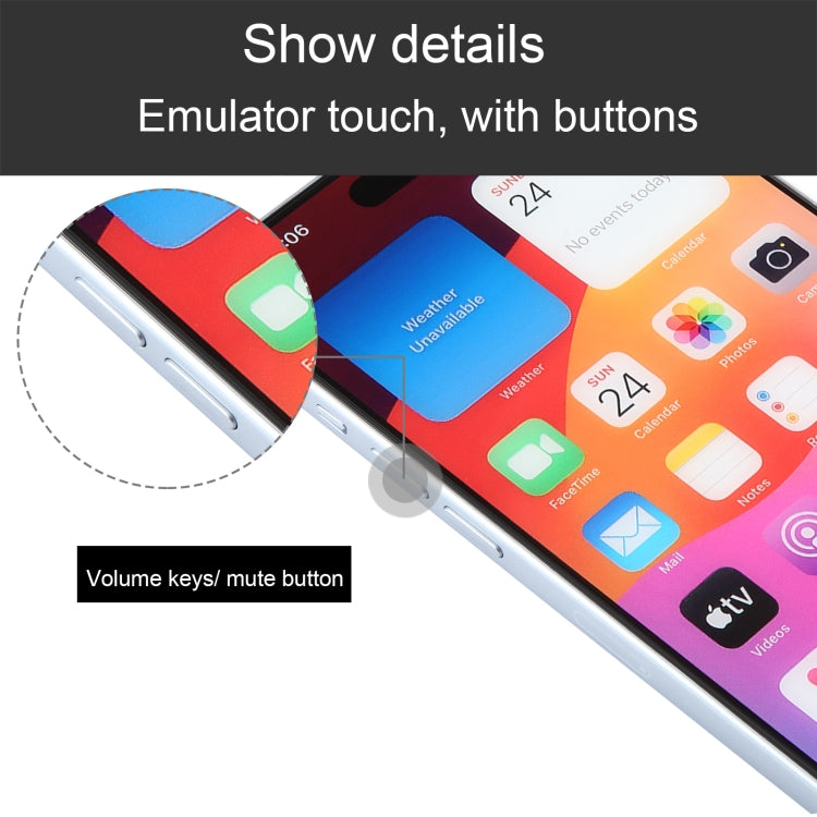 For iPhone 15 Color Screen Non-Working Fake Dummy Display Model (Blue) - For iPhone & iPad by PMC TechLife | Online Shopping South Africa | PMC TechLife | Buy Now Pay Later Mobicred