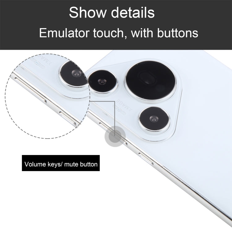 For Huawei Pura 70 Pro+ Color Screen Non-Working Fake Dummy Display Model (White) - For Huawei by PMC Jewellery | Online Shopping South Africa | PMC Jewellery | Buy Now Pay Later Mobicred