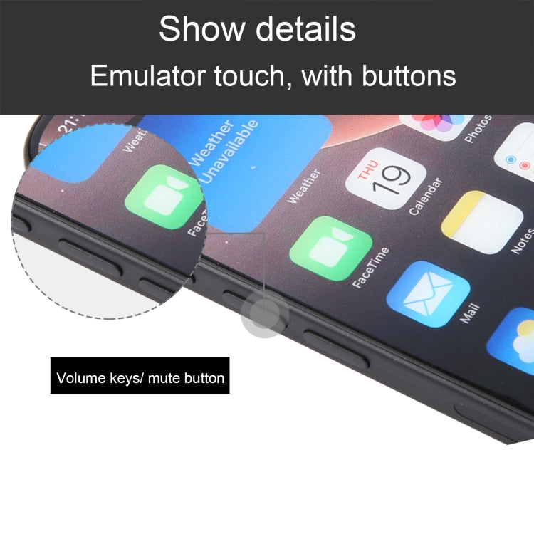 For iPhone 16 Pro Max Color Screen Non-Working Fake Dummy Display Model (Black) - For iPhone & iPad by PMC Jewellery | Online Shopping South Africa | PMC Jewellery | Buy Now Pay Later Mobicred