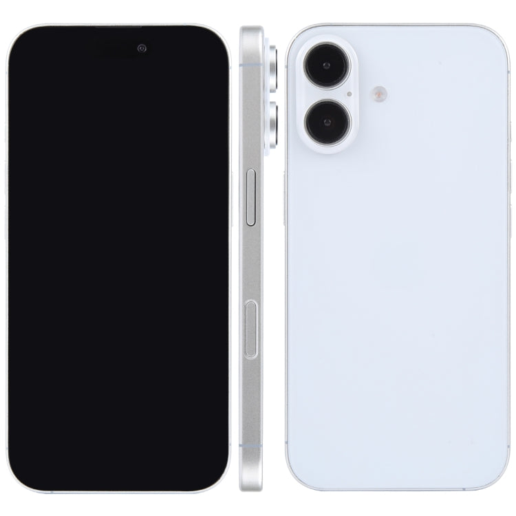 For iPhone 16 Plus Black Screen Non-Working Fake Dummy Display Model (White) - For iPhone & iPad by PMC Jewellery | Online Shopping South Africa | PMC Jewellery | Buy Now Pay Later Mobicred