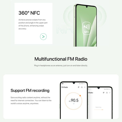 [HK Warehouse] UMIDIGI G9C, 6GB+128GB, Face ID & Side Fingerprint Identification, 6.75 inch Android 14 MediaTek Helio G36 Octa Core, Network: 4G (Green) - UMIDIGI by UMIDIGI | Online Shopping South Africa | PMC Jewellery | Buy Now Pay Later Mobicred