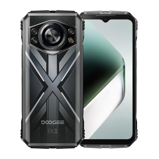 DOOGEE S Cyber Pro, Side Fingerprint, Night Vision, 12GB+512GB, 6.6 inch Android 14 Helio G100 Octa Core, Network: 4G, OTG, NFC (Black Silver) - DOOGEE by DOOGEE | Online Shopping South Africa | PMC Jewellery | Buy Now Pay Later Mobicred