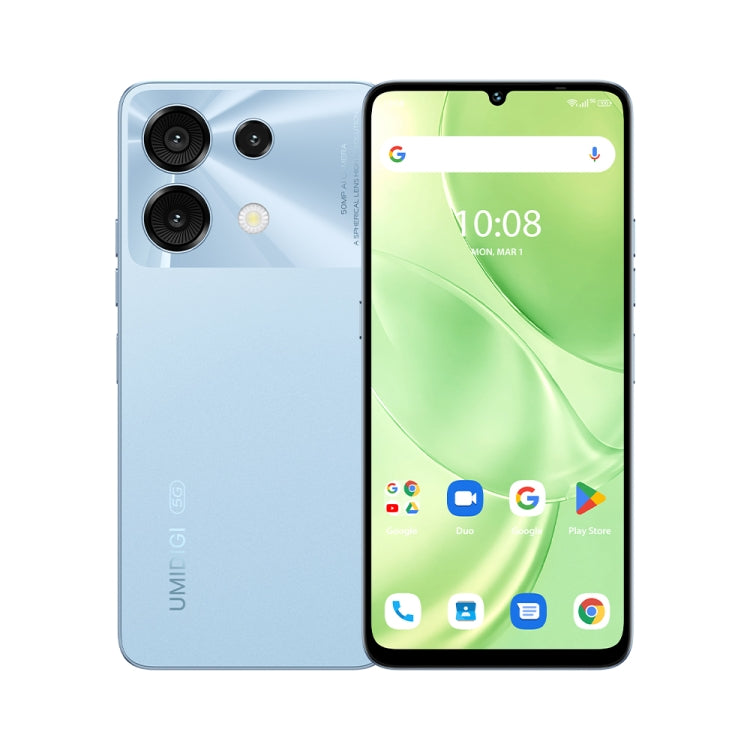 [HK Warehouse] UMIDIGI G9 5G, 6GB+128GB, Side Fingerprint & Face ID Identification, 6.75 inch Android 14 UNISOC T765 Octa Core, Network: 5G (Glacier Blue) - UMIDIGI by UMIDIGI | Online Shopping South Africa | PMC Jewellery | Buy Now Pay Later Mobicred