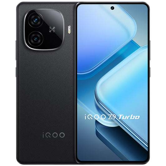 vivo iQOO Z9 Turbo, Dual Back Cameras, 16GB+256GB, Face ID Screen Fingerprint Identification, 6.78 inch Android 14.0 OriginOS 4 Snapdragon 8s Gen 3 Octa Core 3.0GHz, OTG, NFC, Network: 5G, Support Google Play (Black) - vivo by vivo | Online Shopping South Africa | PMC Jewellery | Buy Now Pay Later Mobicred