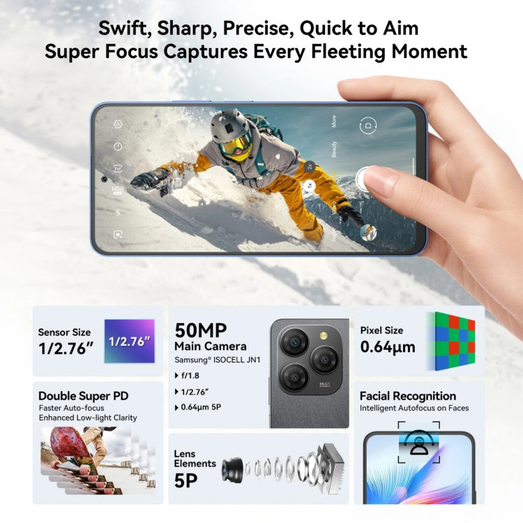 Blackview SHARK 9, 8GB+256GB, 6.67 inch Android 14 Unisoc T820 Octa Core, Network: 5G (Blue) - Blackview by Blackview | Online Shopping South Africa | PMC Jewellery | Buy Now Pay Later Mobicred