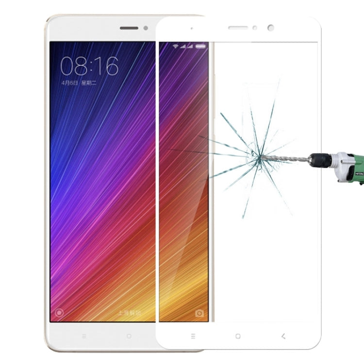 MOFI Xiaomi Mi 5s Plus 0.3mm 9H Hardness 2.5D Explosion-proof Full Screen Tempered Glass Screen Film(White) -  by MOFI | Online Shopping South Africa | PMC Jewellery | Buy Now Pay Later Mobicred