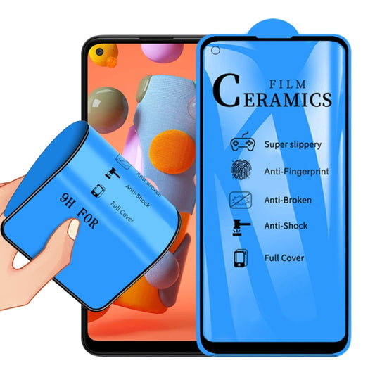 For Samsung Galaxy A11 2.5D Full Glue Full Cover Ceramics Film - Galaxy Tempered Glass by PMC Jewellery | Online Shopping South Africa | PMC Jewellery