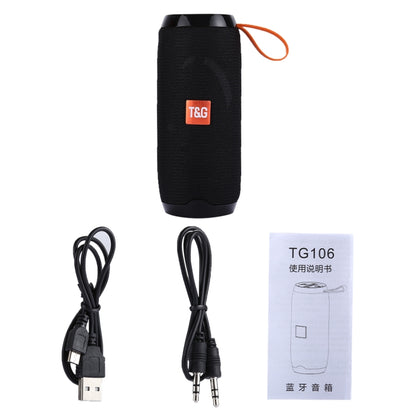 T&G TG106 Portable Wireless Bluetooth V4.2 Stereo Speaker with Handle, Built-in MIC, Support Hands-free Calls & TF Card & AUX IN & FM, Bluetooth Distance: 10m - Desktop Speaker by T&G | Online Shopping South Africa | PMC Jewellery | Buy Now Pay Later Mobicred