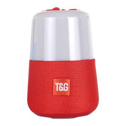 T&G TG168 Portable Wireless Bluetooth V5.0 Stereo Speaker with Handle, Built-in MIC, Support Flashing LED Light & TF Card & U Disk & AUX IN & FM(Red) - Desktop Speaker by T&G | Online Shopping South Africa | PMC Jewellery | Buy Now Pay Later Mobicred