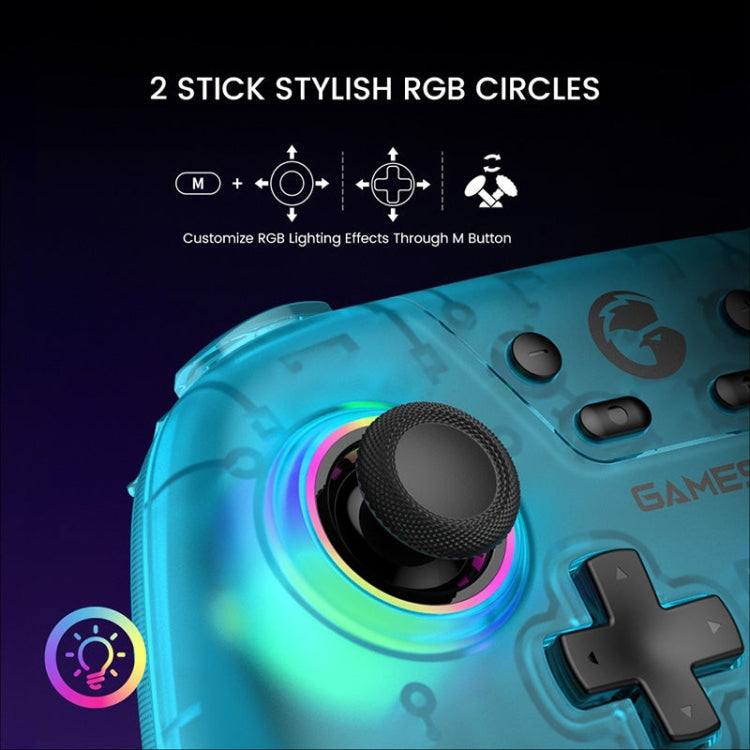 GameSir Nova NS T4N Wireless Gamepad Game Controller for Nintendo Switch (White) - Controller Gamepad by GameSir | Online Shopping South Africa | PMC Jewellery | Buy Now Pay Later Mobicred