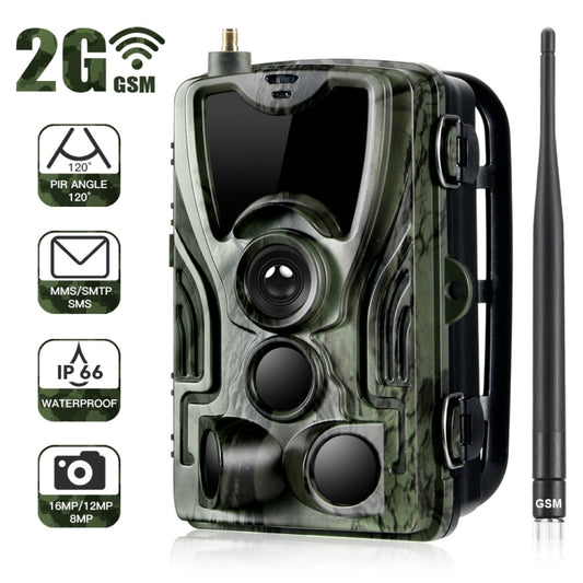 HC801M 2G GSM Waterproof IP66 IR Night Vision Security Hunting Trail Camera, 120 Degree PIR Angle - Hunting Cameras by PMC Jewellery | Online Shopping South Africa | PMC Jewellery