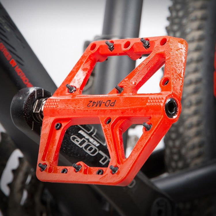 PROMEND PD-M42 1 Pair Mountain Bicycle Nylon High-speed Bearing Pedals(Black) - Pedals by PROMEND | Online Shopping South Africa | PMc TechLife | Buy Now Pay Later Mobicred
