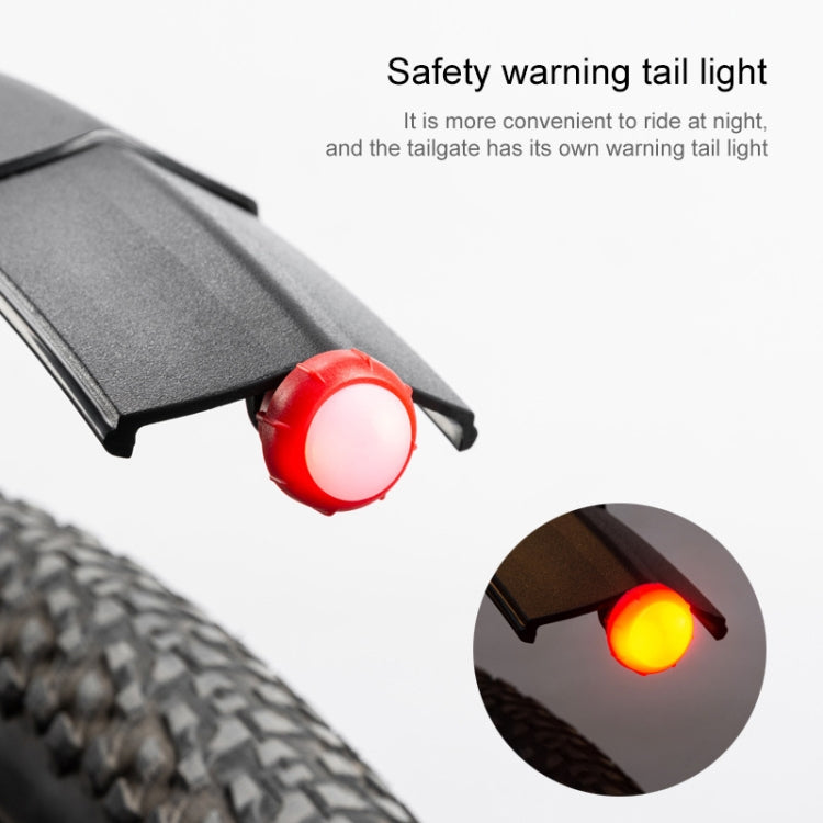 PROMEND NB-28370 1 Pair Bicycle Quick Release Plastic Retractable Mudguard - Mudguards by PROMEND | Online Shopping South Africa | PMc TechLife | Buy Now Pay Later Mobicred