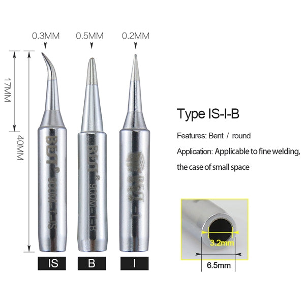 BEST Longevity Series Soldering Iron Tip Soldering Contact 900M-T-IS - Soldering Iron Tip by BEST | Online Shopping South Africa | PMC TechLife | Buy Now Pay Later Mobicred