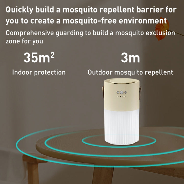 T30 5W Portable Outdoor Mosquito Repellent Lamp (Beige) - Repellents by PMC TechLife | Online Shopping South Africa | PMC TechLife | Buy Now Pay Later Mobicred