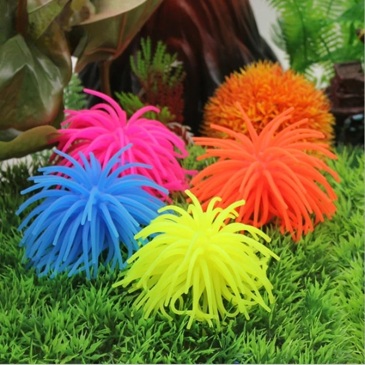 Aquarium Articles Decoration TPR Simulation Sea Urchin Ball Coral, Size: S, Diameter: 7cm(Blue) - free shipping - PMc TechLife - Order now!