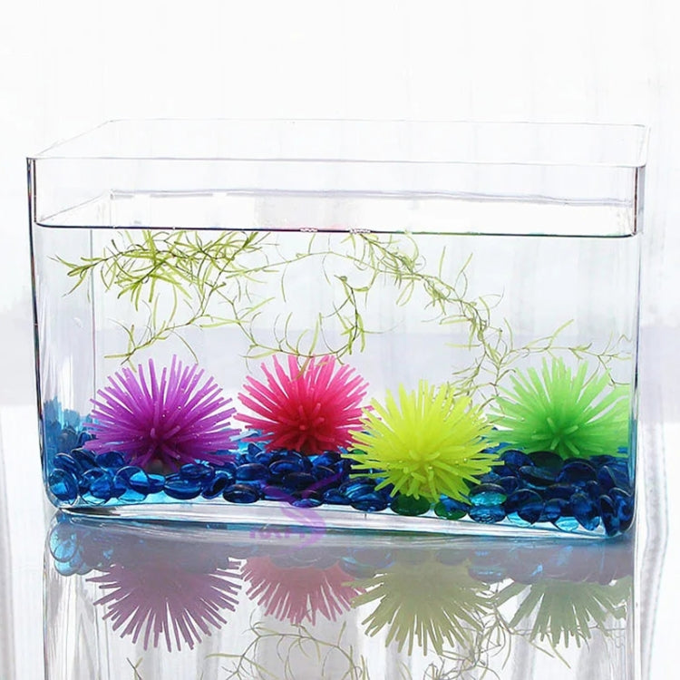 Aquarium Articles Decoration TPR Simulation Sea Urchin Ball Coral, Size: S, Diameter: 7cm(Yellow) - Fish Tank Decoration by PMc TechLife | Online Shopping South Africa | PMc TechLife | Buy Now Pay Later Mobicred