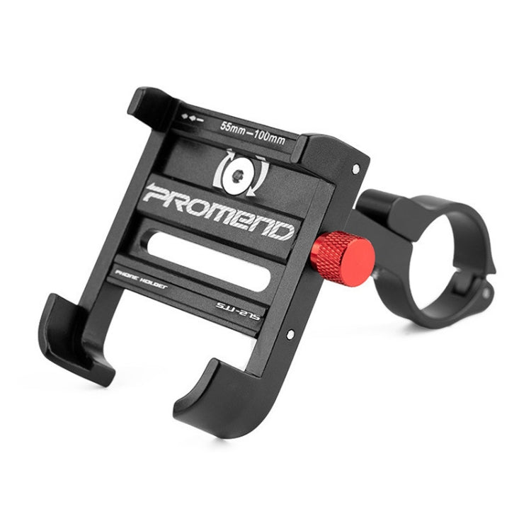PROMEND SJJ-275 Bicycle Aluminum Alloy Phone Holder for Handlebar (Black) - Holders by PROMEND | Online Shopping South Africa | PMC TechLife | Buy Now Pay Later Mobicred