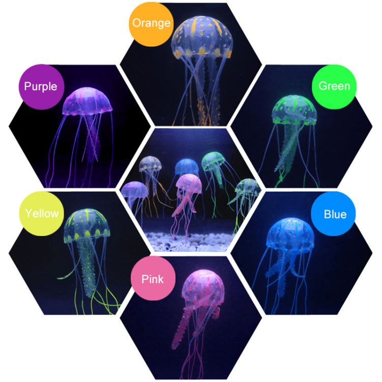 Aquarium Articles Decoration Silicone Simulation Fluorescent Sucker Jellyfish, Size: 5*17cm(Blue) - Fish Tank Decoration by PMc TechLife | Online Shopping South Africa | PMc TechLife | Buy Now Pay Later Mobicred
