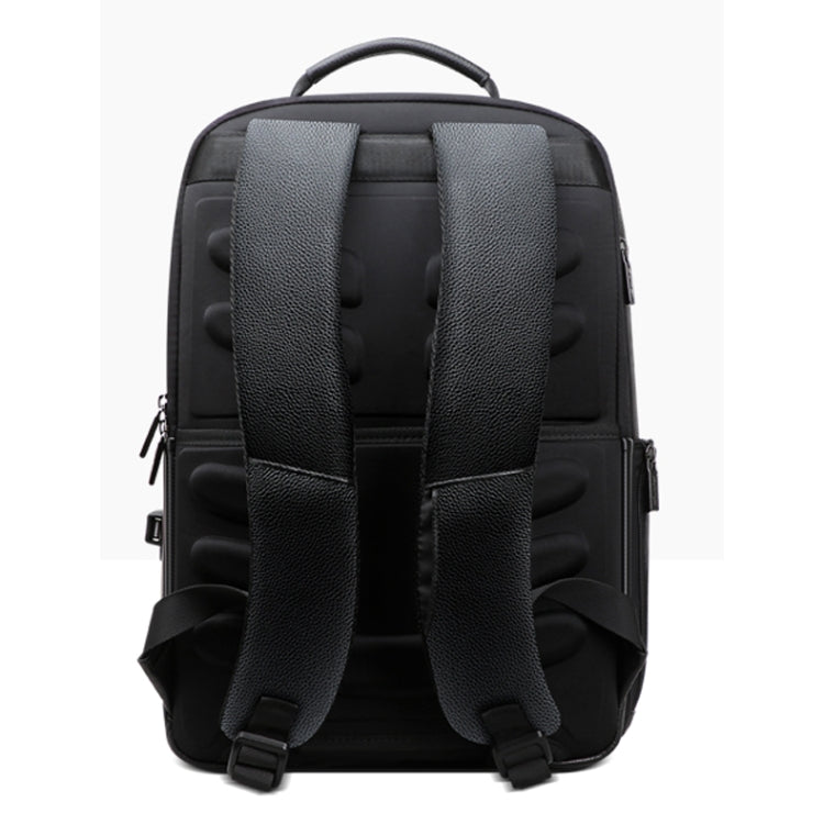 Bopai 851-023911 Top-grain Leather Business Breathable Anti-theft Man Backpack, Size: 28x18x42cm(Black) - Backpack by Bopai | Online Shopping South Africa | PMC Jewellery | Buy Now Pay Later Mobicred