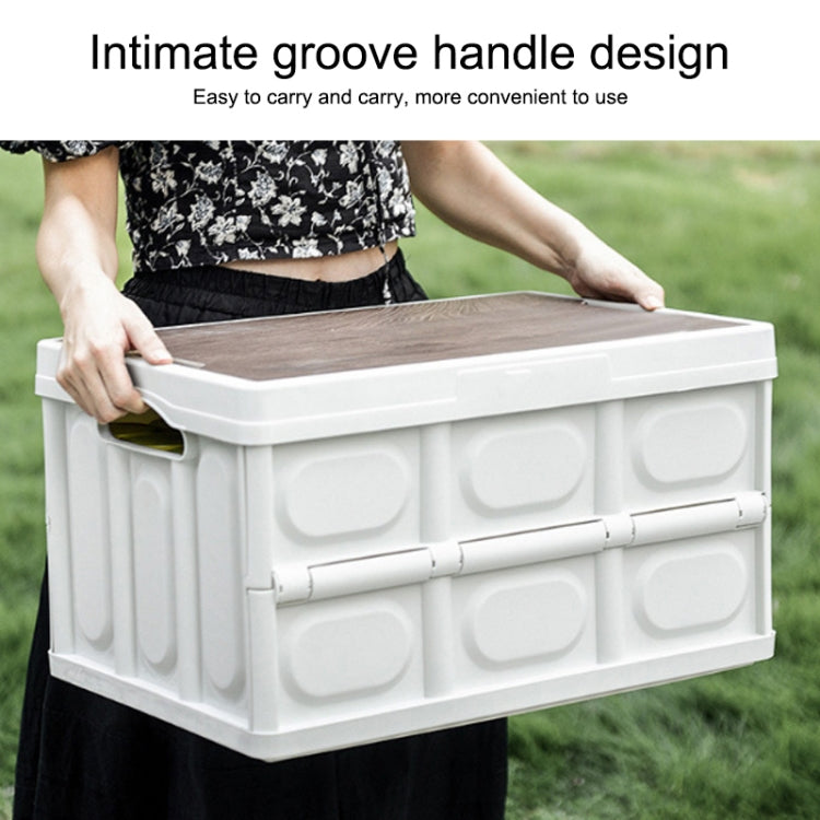 AOTU AT6916 30L Outdoor Multi-function Folding Car Storage Box(White) - free shipping - PMC TechLife - Order now!