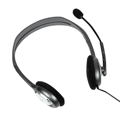 Logitech H110 Dual 3.5mm Audio Plugs Stereo Headset - Multimedia Headset by Logitech | Online Shopping South Africa | PMC Jewellery | Buy Now Pay Later Mobicred