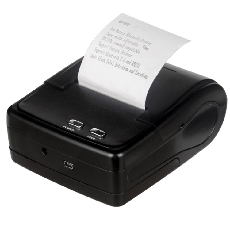 QS-5802 Portable 58mm Bluetooth Receipt 8-pin Matrix Printer(Black) - Printer by PMC TechLife | Online Shopping South Africa | PMC TechLife | Buy Now Pay Later Mobicred