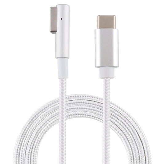 45W / 60W / 65W / 85W 5 Pin MagSafe 1 (L-Shaped) to USB-C / Type-C PD Charging Cable(White) - Cable & Adapter by PMC Jewellery | Online Shopping South Africa | PMC Jewellery | Buy Now Pay Later Mobicred