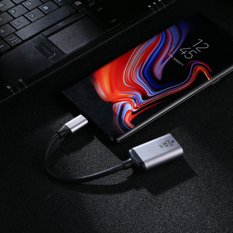 4K 60Hz DP Female to Type-C / USB-C Male Connecting Adapter Cable - Cable & Adapters by PMC Jewellery | Online Shopping South Africa | PMC Jewellery | Buy Now Pay Later Mobicred