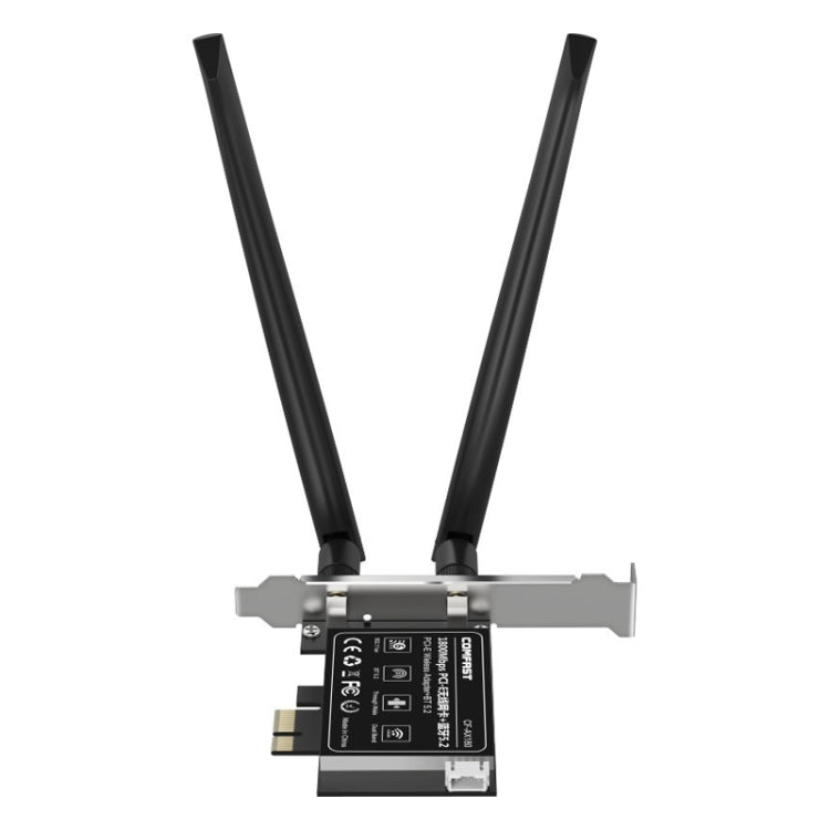 COMFAST CF-AX180 1800Mbps PCI-E Bluetooth 5.2 Dual Frequency Gaming WiFi 6 Wireless Network Card without Heat Sink - USB Network Adapter by COMFAST | Online Shopping South Africa | PMC Jewellery | Buy Now Pay Later Mobicred