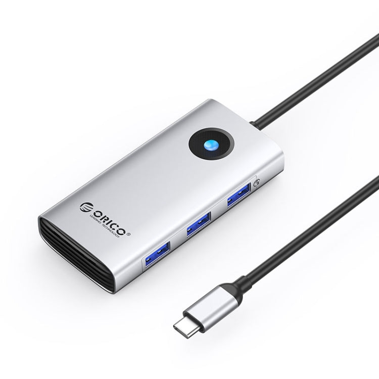 ORICO PW11-6P Type-C / USB-C 6-in-1 5Gbps Multifunction Docking Station (Silver) - free shipping - PMC TechLife - Order now!