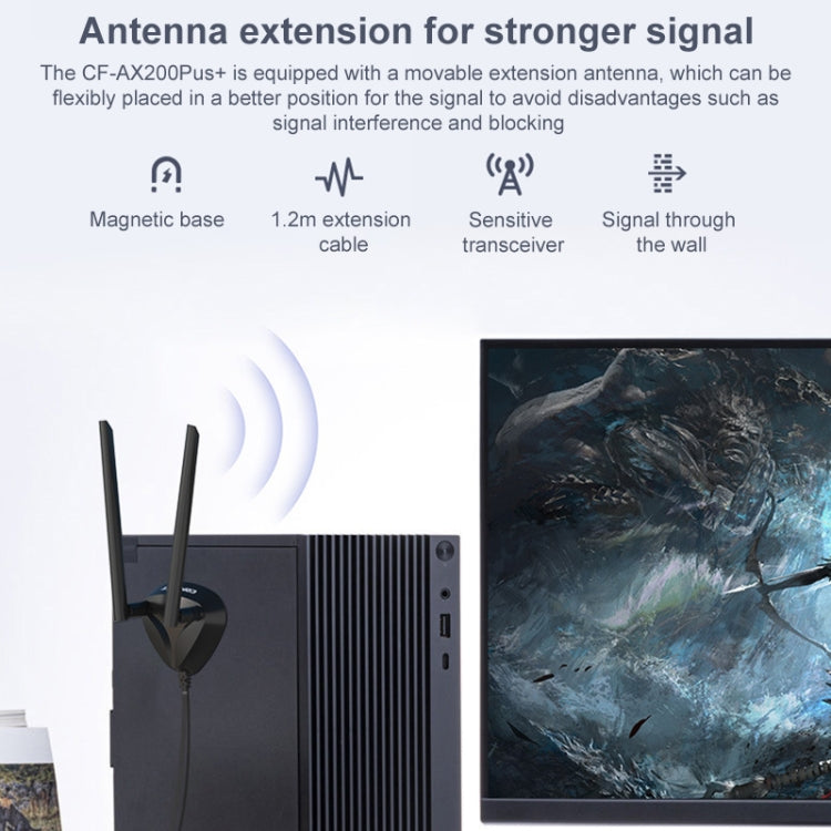 COMFAST AX200 Plus+ 5374Mbps WiFi6 PCIE High Speed Wireless Network Card - free shipping - PMC Jewellery - Order now!