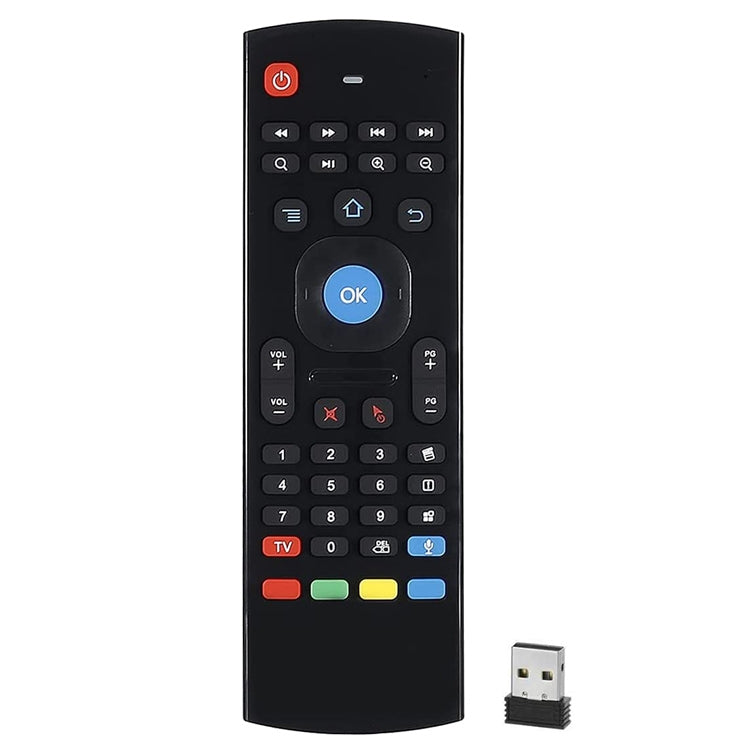 MX3-L Voice without Backlit 2.4GHz Fly Air Mouse Wireless Keyboard Remote Control - MINI PC Accessories & Gadgets by PMC Jewellery | Online Shopping South Africa | PMC Jewellery | Buy Now Pay Later Mobicred