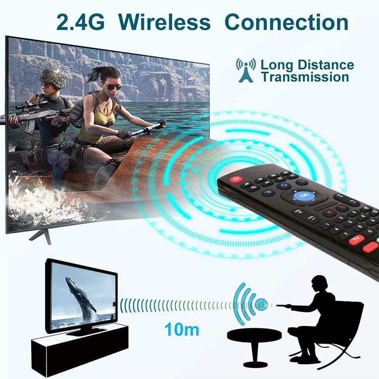 MX3-L Voice without Backlit 2.4GHz Fly Air Mouse Wireless Keyboard Remote Control - MINI PC Accessories & Gadgets by PMC Jewellery | Online Shopping South Africa | PMC Jewellery | Buy Now Pay Later Mobicred