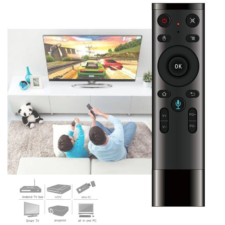 Q5 Gyroscope + Voice Foreign Version USB 2.4G Wireless Voice Flying Mouse Remote Control, Support Set-Top Box / Computer - MINI PC Accessories & Gadgets by PMC Jewellery | Online Shopping South Africa | PMC Jewellery | Buy Now Pay Later Mobicred