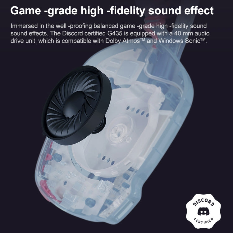 Logitech G435 Wireless Bluetooth Dual Mode Gaming Headset (Black) - free shipping - PMC Jewellery - Order now!
