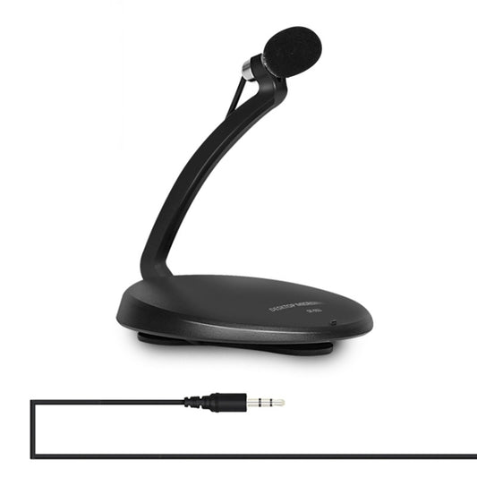 Yanmai SF-911 Professional Condenser Sound Recording 3.5mm Jack Microphone with Base Holder, Cable Length: 1.5m, Compatible with PC and Mac for Live Broadcast Show, KTV, etc.(Black) - Microphone by Yanmai | Online Shopping South Africa | PMC Jewellery | Buy Now Pay Later Mobicred