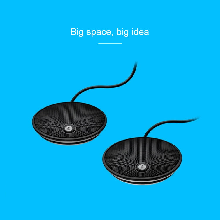 Logitech CC3500e Extended Microphone STMP100 Conference System Omnidirectional Mic(Black) - free shipping - PMc TechLife - Order now!