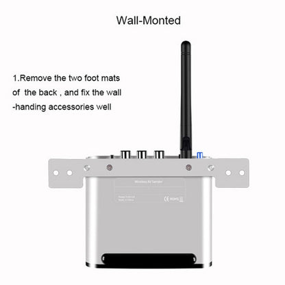 Measy AV220 2.4GHz Wireless Audio / Video Transmitter and Receiver, Transmission Distance: 200m, UK Plug - Set Top Box & Accessories by Measy | Online Shopping South Africa | PMC Jewellery | Buy Now Pay Later Mobicred