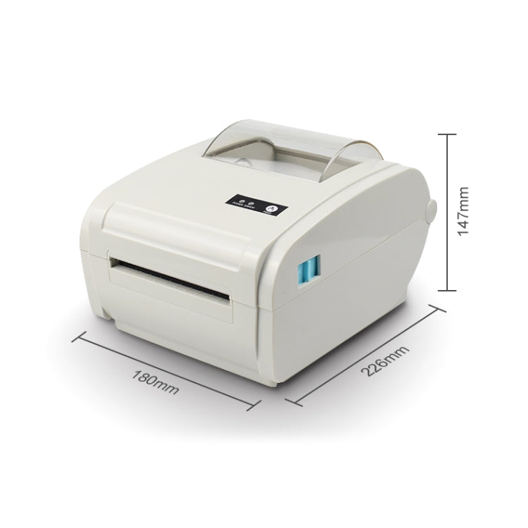POS-9210 110mm USB +  Bluetooth POS Receipt Thermal Printer Express Delivery Barcode Label Printer, AU Plug(White) - Receipt Printers by PMC Jewellery | Online Shopping South Africa | PMC Jewellery | Buy Now Pay Later Mobicred